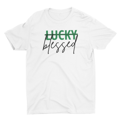 Adult Not Lucky, Blessed Crew Neck