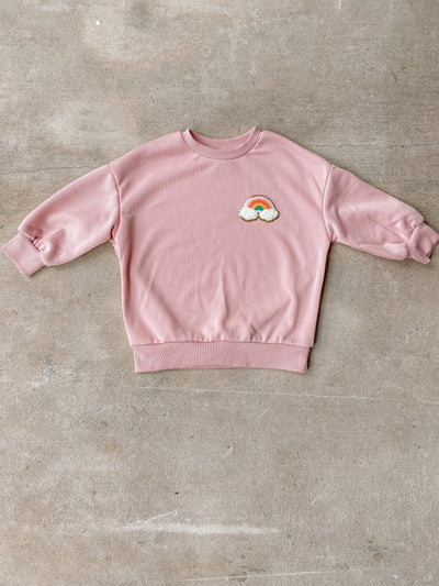 Kids Preorder Rainbow Oversized Sweatshirt