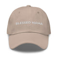 Blessed Mama Stone Embroidered Mom Hat