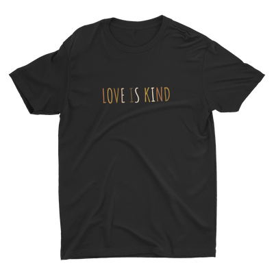 Adult Love Is Kind White Multicolor Crew Neck