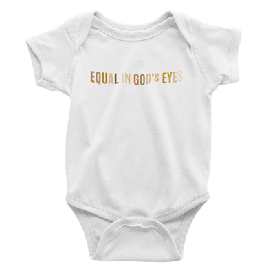 Infant Equal In God’s Eyes Black Multicolor - Bodysuit