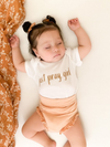 Infant Just Pray, Girl Caramel - Bodysuit