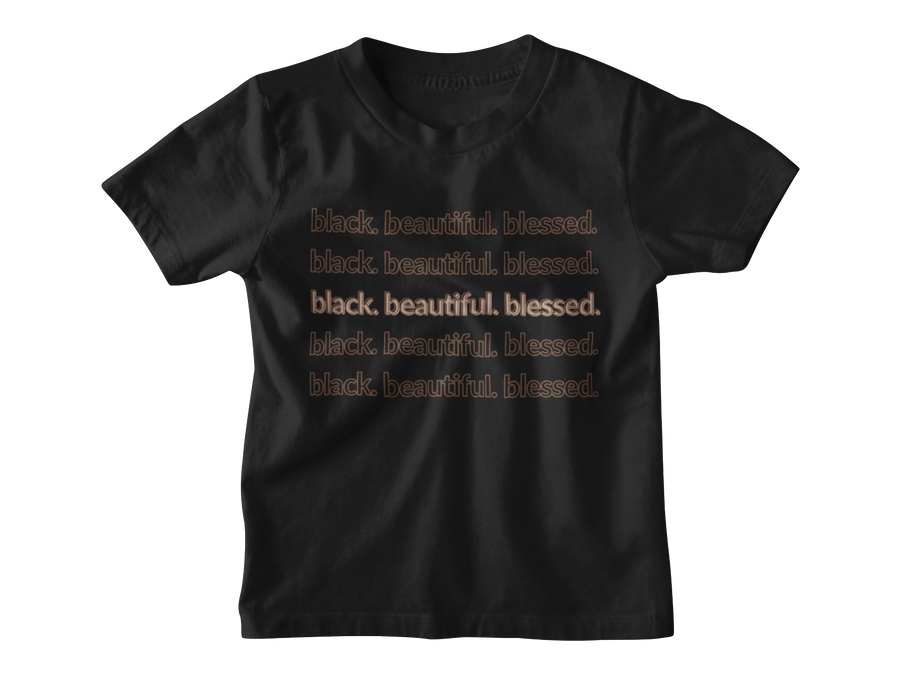 Kids Black. Beautiful. Blessed. - Tee