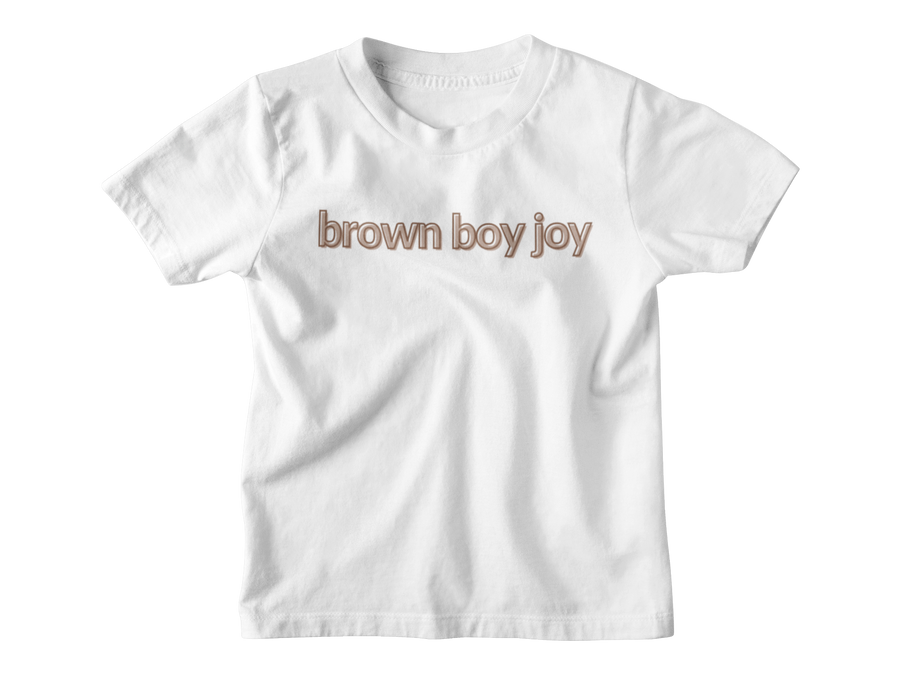Kids Brown Boy Joy - Tee