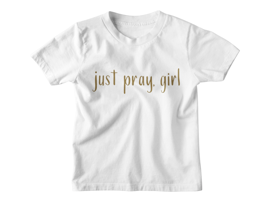 Kids Just Pray, Girl Caramel - Tee