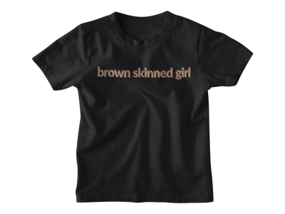 Kids Brown Skinned Girl - Tee