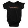 Infant Brown Boy Joy - Bodysuit