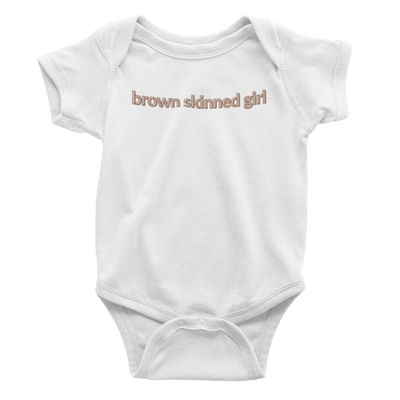 Infant Brown Skinned Girl - Bodysuit