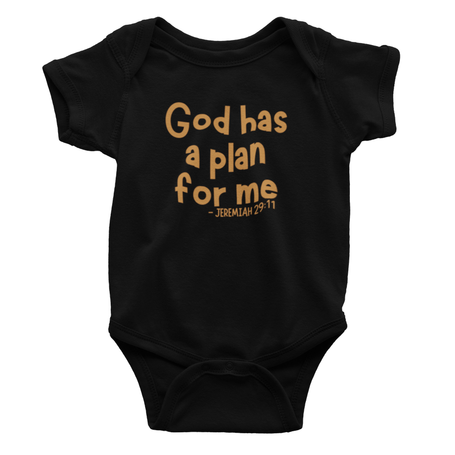 Infant God Has A Plan For Me Jeremiah 29:11 - Bodysuit