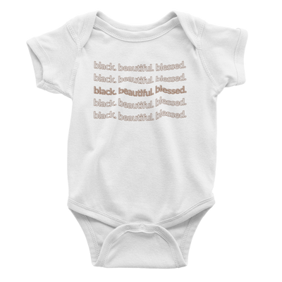 Infant Black. Beautiful. Blessed. - Bodysuit