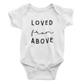 Infant Loved From Above - Cranberry Bodysuit