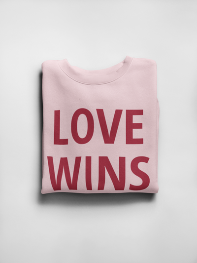 Adult Love Wins Sweatshirt