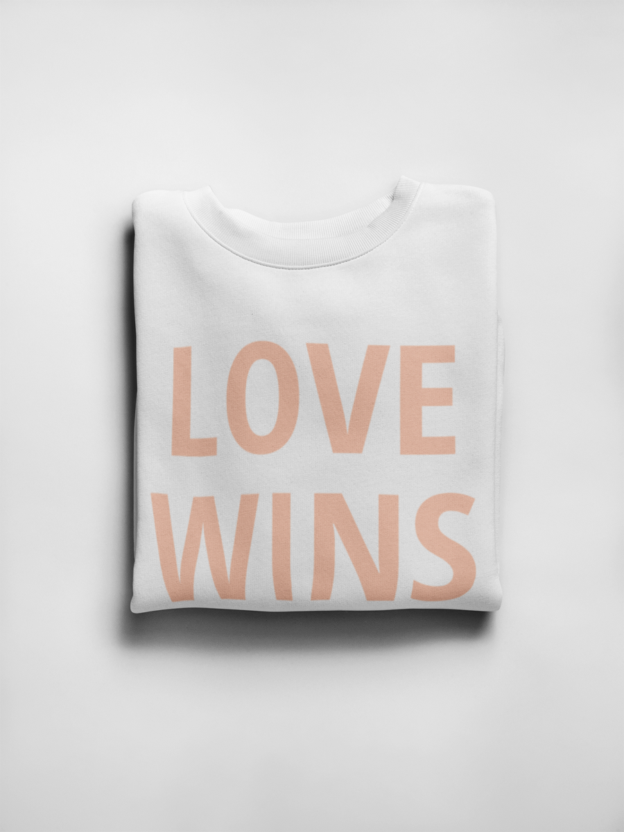 Adult Love Wins Sweatshirt