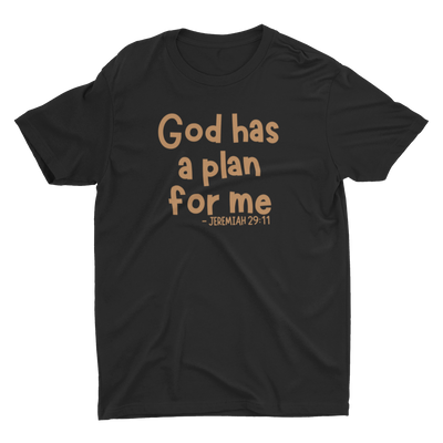 Adult God Has A Plan For Me Jeremiah 29:11 Crew Neck
