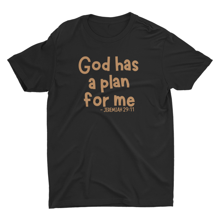 Adult God Has A Plan For Me Jeremiah 29:11 Crew Neck