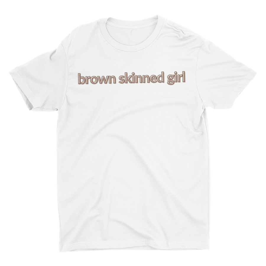 Adult Brown Skinned Girl Crew Neck